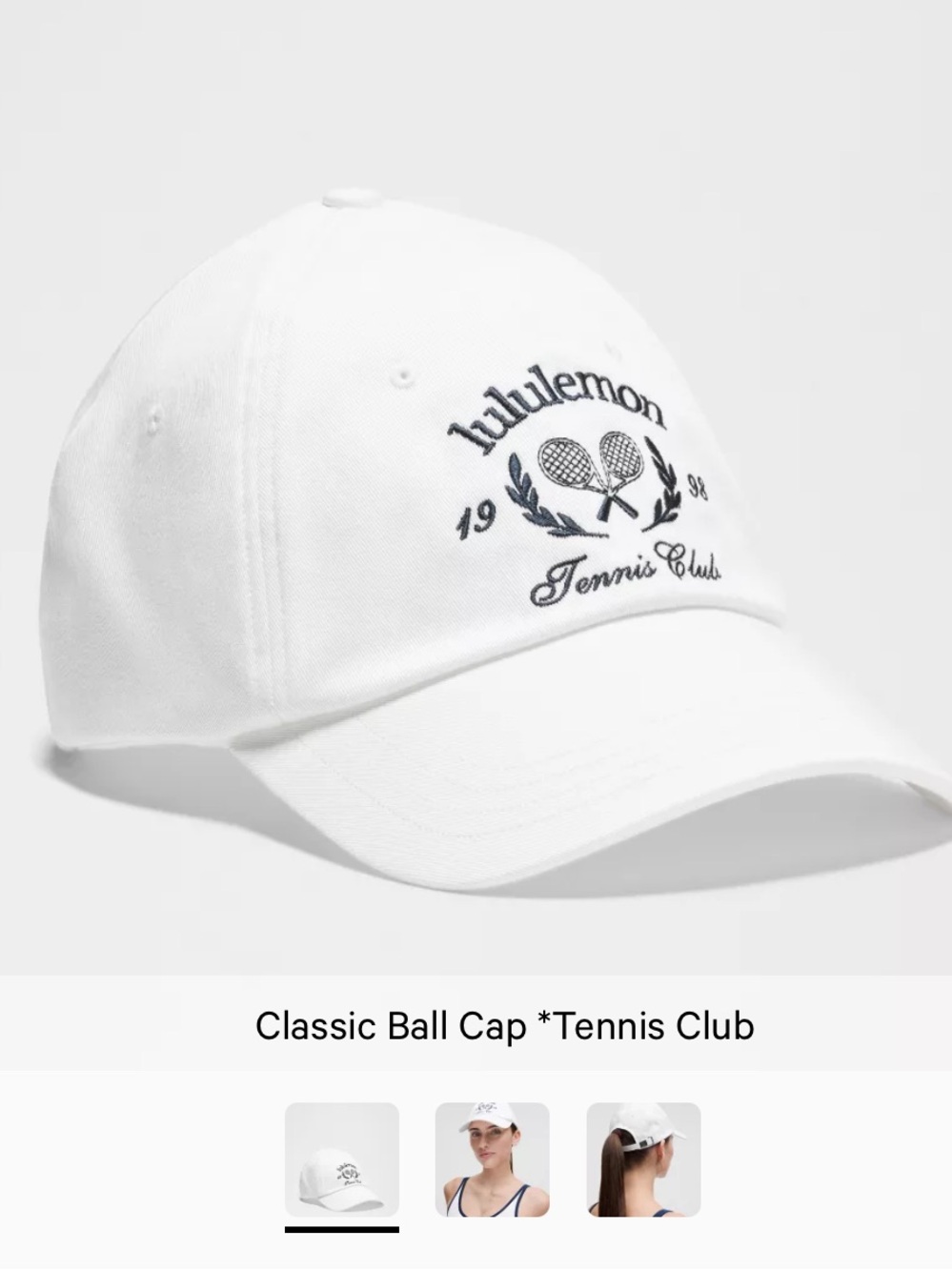 lululemon Tennis Club Baseball Cap